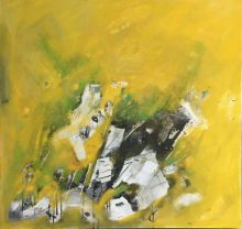 Papierfetzen im Wind