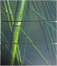 Michaele Helker - Collagen, Malerei- Bambuswald_1.033